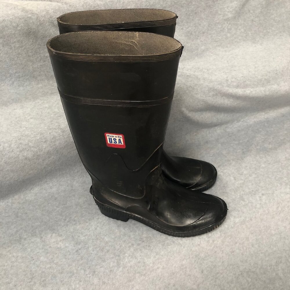 Men's Utility Boots Unbranded Rubber Work Boot Rain Mud Sz 10